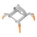 Sunnylife Train d'atterrissage surélevé pour DJI Mini 4 Pro Drone, protection orange