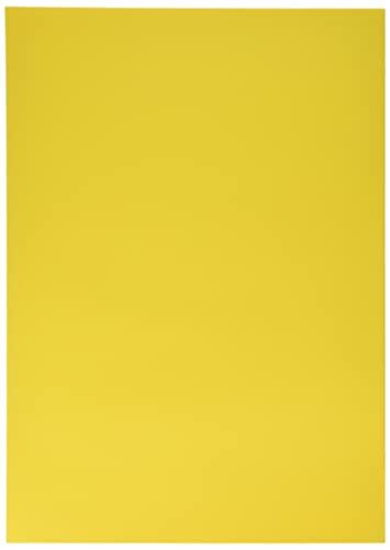 Folia 6315 - gekleurd papier goudgeel, DIN A3, 130 g/m², 50 vellen - voor het knutselen en creatief vormgeven van kaarten, raamafbeeldingen en voor scrapbooking