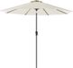 SONGMICS Euziel GmbH Parasol tuinparasol, Marktparasol, UV-bescherming tot UPF 50+, terrasparaplu, Zonbescherming, buigbaar, met Crank, zonder standaard, voor Tuin, Balkon, Patio