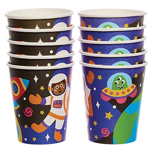 Baker Ross FX318 zonnestelsel Feestbekers - Pak van 10