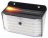 Lampadaire solaire, 114 LED, IP65, détecteur de mouvement, noir
