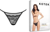 KOTEK ST002 String L/XL Zwart
