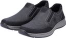 Rieker chaussures basses homme chaussures habillées chaussures en cuir 14362-00 gris extra large