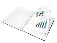 Liderpapel etalagepenteermap met spiraalbinding, 20 hoesjes, polypropyleen, DIN A5, ondoorzichtig, zwart