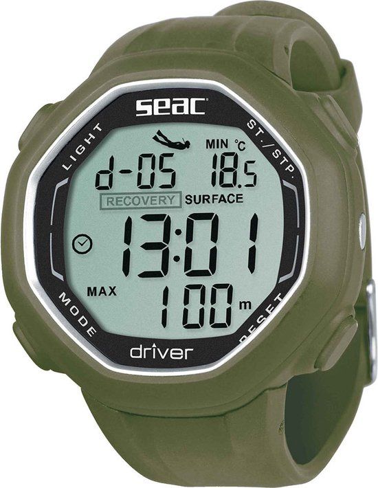 Seac Driver Freediving Computer - Polsmodel - Datadownload - 8002908410280