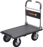 MEISTER Chariot de plateforme, modèle cross-over, capacité de charge 300 kg, dimensions de la plateforme 91,0 x 61,0 cm, roues : diamètre 20,32 cm, pneus gonflables, 6 œillets de fixation