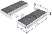 BOSCH 1987435525 Air Conditioning Filter
