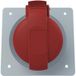 Amphenol prise CEE 32 A, 5 pôles (3p+n+pe), femelle, codage 6h rouge 200/346v à 240/415v fréquence 50 et 60hz - 1 pièce