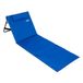Detex Strandmat Gewatteerd – Incl. Rugleuning & Opbergzak – Blauw