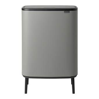 Brabantia Bo Touch Bin Hi Prullenbak - 60 Liter - Mineral Concrete Grey