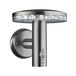Searchlight Brooklyn - applique murale d'extérieur avec détecteur de mouvement - 19 x 19,5 cm - LED intégrée 6W - acier inoxydable