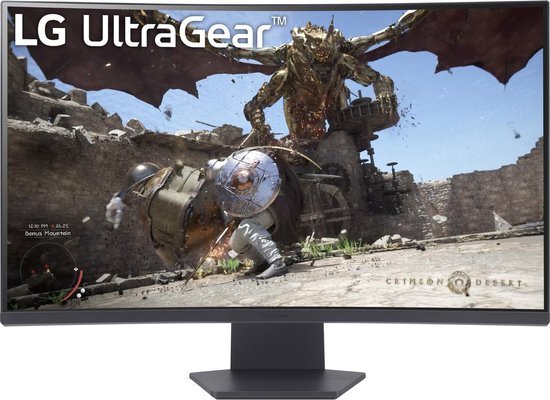 LG 32GS60QC-B - QHD Curved UltraGear Gaming monitor - 144hz - 32 inch