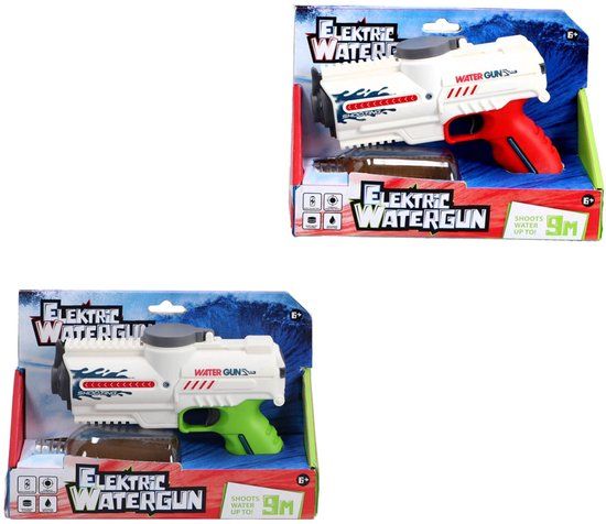 Scapino Elektrisch waterpistool USB oplaadbaar - Groen