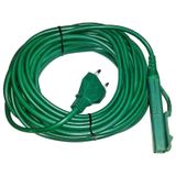 Bierre Store Verlengkabel Groen 10 m Type C voor Vorwerk VK140, VK150 Verticale stofzuiger