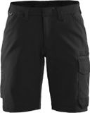 Blåkläder Dames service short 4-weg stretch 7123-1645 - Zwart/Donkergrijs - C42