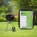 Pro Garden Housse de barbecue - noir - polyester - 70 x 80 cm - imperméable - protection UV - housse de barbecue
