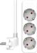 ELRO multiprise - 3 prises - câble de 1,5 m - protection enfants - 3680 W - Blanc