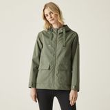 Regatta Jas Hiking Dames Waterproof Ademend Otilie Shell Groen Polyester Lange Mouw Maat 44