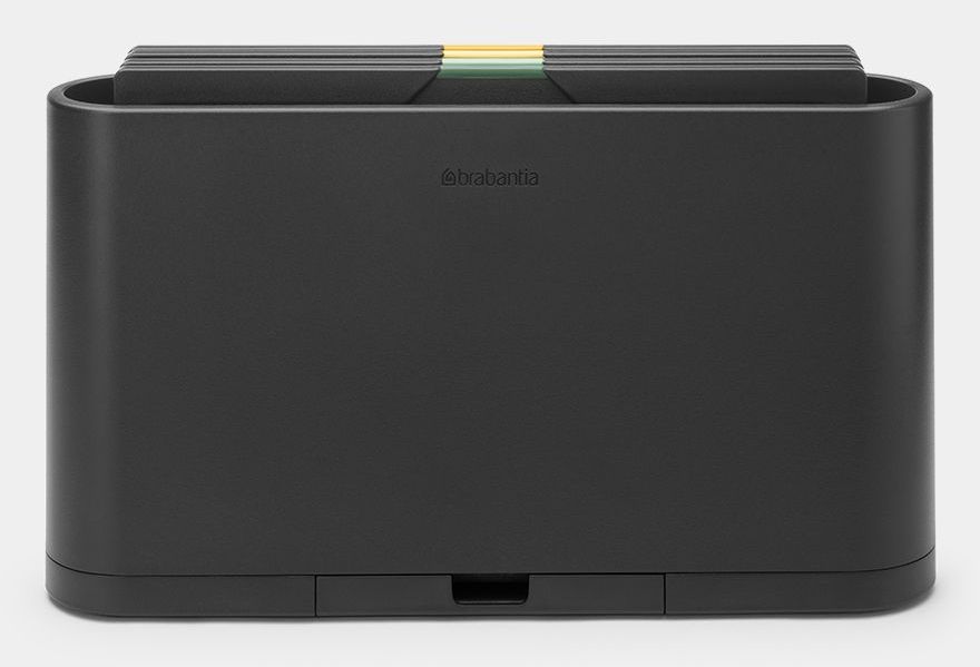 Brabantia Rechthoekige Kunststof Snijplank - Donkergrijs - 4-delig