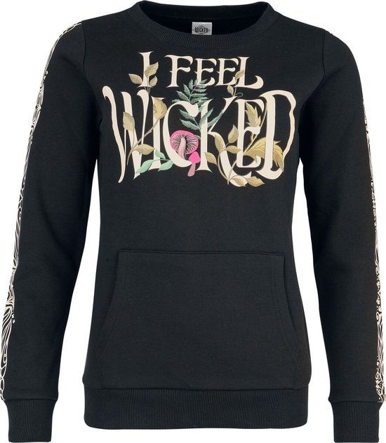 Wicked I Fell Wicked Dames Sweatshirts - Zwart - M