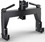 StarTech Drie-punts bevestiging voor tractoren - Draagvermogen: 1361 kg - Kategorie 1/2 - Aansluiting: 5 cm - 5-voudig verstelbare trekstang - Versterkte constructie - Zwart