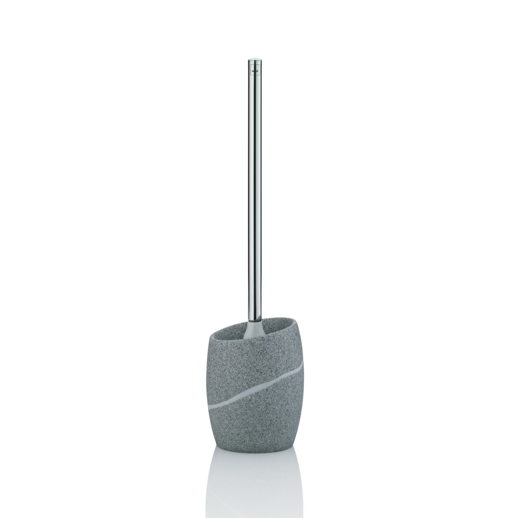Kela 20258 Toiletborstelhouder - grijs - steen - 45cm