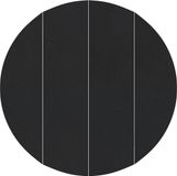 vidaXL Vijvergrondzeil Ø 458 cm (1 mm) Rond Niet-geweven Stof Zwart