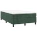 Maison Exclusive - Lit boxspring avec matelas, vert foncé, 120x190 cm, velours