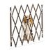 Relaxdays Bamboe Hondenhekje Uitschuifbaar Max. 118 cm Breed 69-82,5 cm Hoog Bruin