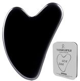 Merkloos Gua Sha Massagetool van Natuurlijk Steen zonder Chemicaliën