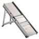 Acier inoxydable rabot, 115 x 400 mm, réglable, sans protection