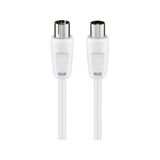 Goobay 11510 coax-kabel 1,5 m Coaxiaal Wit