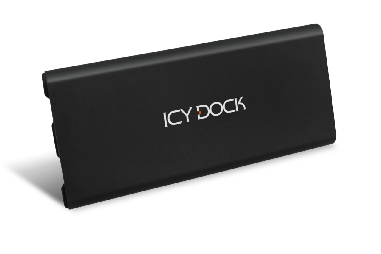 Icy Dock MB861U31-1M2B - Behuizing voor opslagstations - Zwart