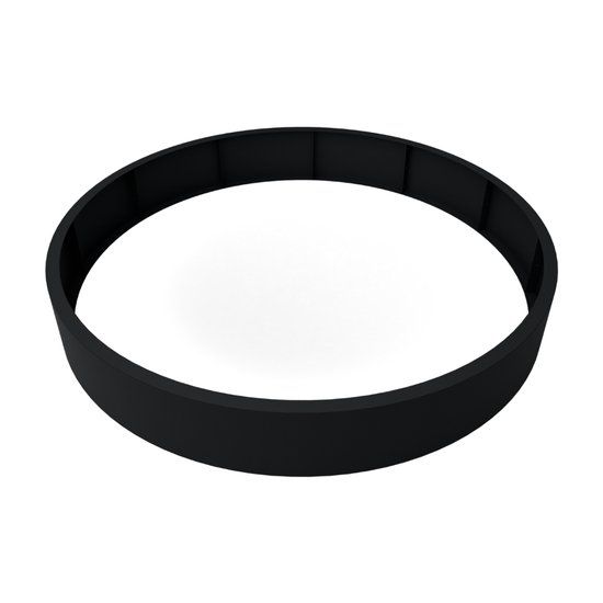 Merkloos Geroba Boomcirkels staal zinc coating zwart L200 x B200 x H29 cm