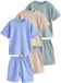 Next Jongens Set van 3 korte pyjama's Blauw