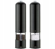 Cilio Bergamo Elektrische Zout- en Pepermolenset, 23 cm, Inox