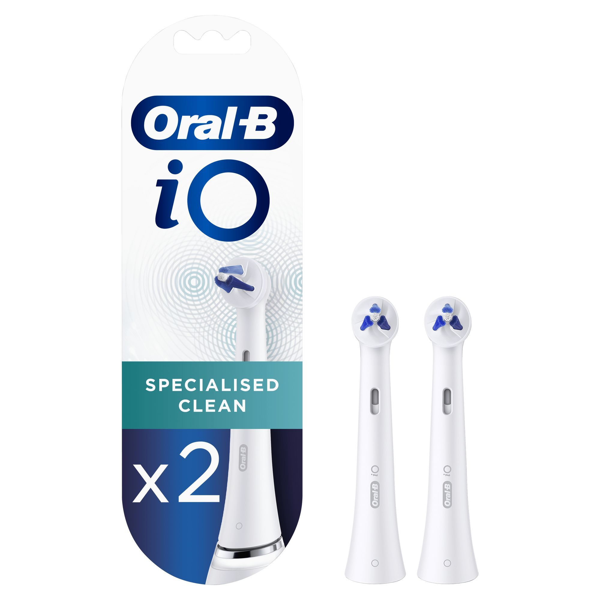 Oral-B iO Specialised Clean - Opzetborstels - 2 Stuks - Wit