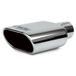 Simoni Racing Uitlaatsierstuk Rechthoekig/Schuin RVS - 140x80xL240mm - Montage ->57mm
