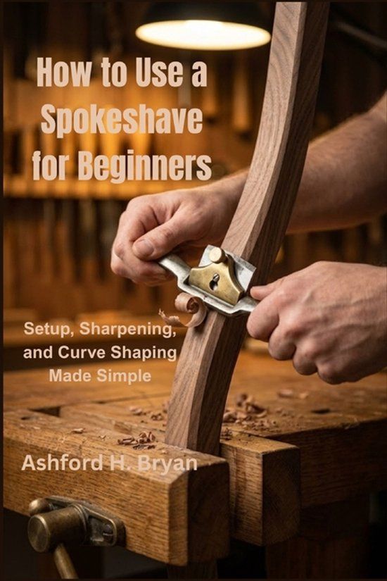 HOW Independently Published How to Use a Spokeshave for Beginners: Setup, Sharpening, and Curve Shaping Made Simple