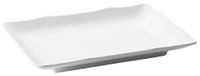 FONTEIN Melamine Oven Dish, Rectangular, White, 25 x 17 x 3 cm