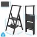 StarTech Klapladder met handrail - Metalen steigertrap - 2 treden - Roestbestendig - Antislip treden - Antislip voetjes - Ergonomische handrail