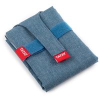 TATAY Herbruikbare boterhamzakjes, ideaal voor smaak, aanpasbaar, gemakkelijk schoon te maken, BPA-vrij en aanpasbaar. Denimblauw. Afmetingen: 72,5 x 44 cm.