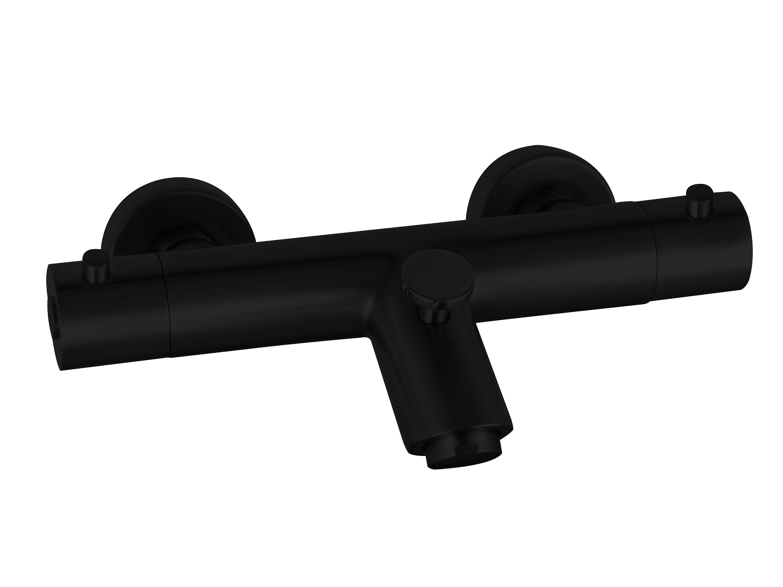 Best Design Nero Opbouw Badthermostaat RVS Mat Zwart