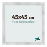 Your Decoration Cadre photo 45x45 cm MDF Aluminium Brossé Pisa