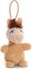 NICI LED pluche sleutelhanger, lama Luis (bruin, 9 cm)