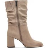Tamaris - Dames - Enkellaarzen - Beige - 40 EU