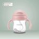 Mininor no-spill rietjesbeker - rose - 220 ml - anti-lek - variabele flow