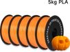 PLA-filament - 1,75 mm - Filament pour imprimante 3D - Tolérance dimensionnelle ±0,03 mm - Longueur 343 mètres - Orange