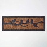 Homescapes Rubberen Kokosnoot Vogel Deurmat