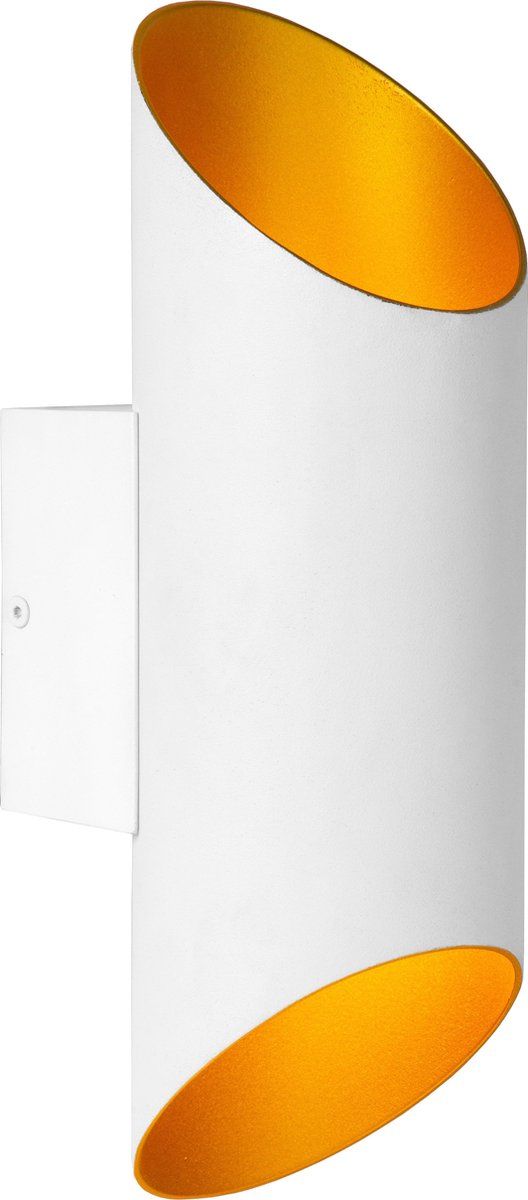 Lucide QUIRIJN Wandlamp - Ø 10 cm - Wit - Metaal